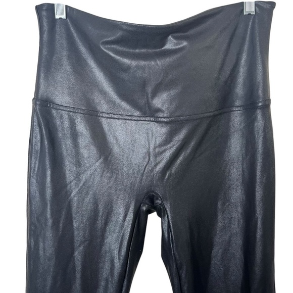 SPANX x REVOLVE Faux Leather High Waisted Leggings - Picture 4 of 10